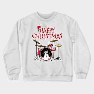 Christmas Drums Drummer Drum Teacher Xmas 2022 Crewneck Sweatshirt